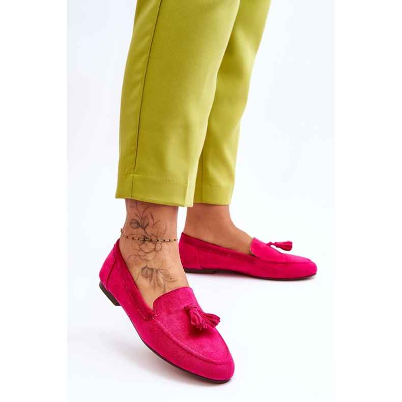 Suede Classic Loafers Hapsut Fuchsia Averil vaaleanpunainen 2