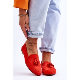 Suede Classic Loafers Tupsut Tummanoranssi Averil 1