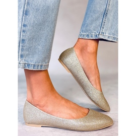 Seastar Chiesa Gold glitterballerinat kultainen 2