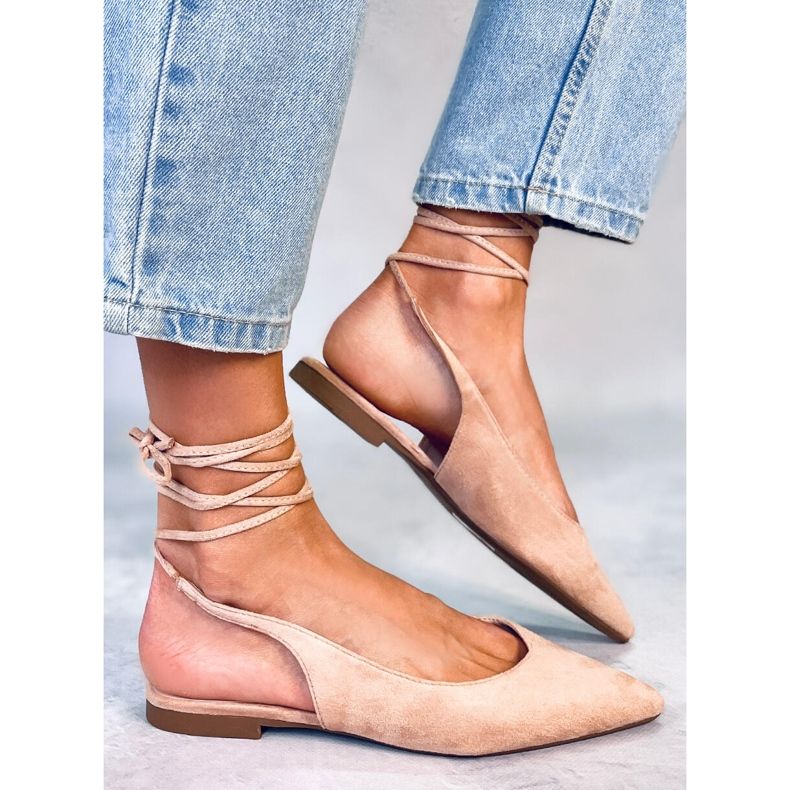 PA1 Dentoni Nude Slingback Ballet Flats beige 2