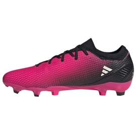 Adidas X Speedportal.3 Fg M GZ5076 jalkapallokengät vaaleanpunainen ruusuja ja violetteja 1