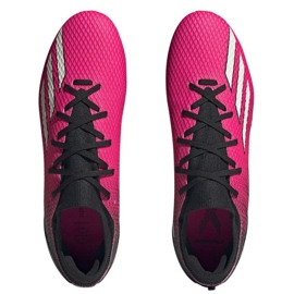 Adidas X Speedportal.3 Fg M GZ5076 jalkapallokengät vaaleanpunainen ruusut ja violetit 2