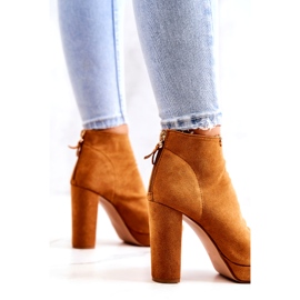 Sweet Shoes Saappaat baarissa Avaa varpaat Camel Adore oranssi 1