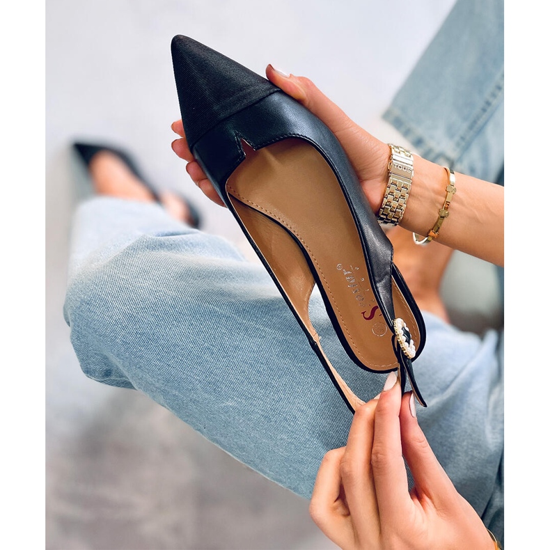 Seastar Sanaz Blackin avokorkoiset balettit musta 2