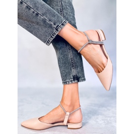 PA1 Durie Nude avokorkoiset balettit beige 2