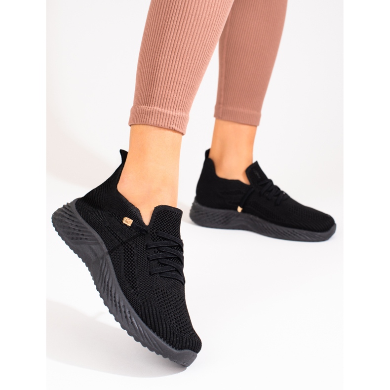 Naisten tekstiiliurheilukengät Shelovet musta 1