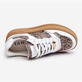 Naisten mukavat urheilukengät GOE LL2N4052 valkoinen-beige 1