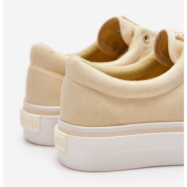 Big Star Fabric Platform tennarit LL274144 vaaleankeltainen 2