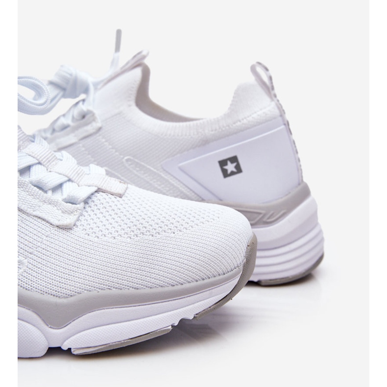 Naisten liukuvat urheilukengät Memory Foam System Big Star LL274A142 valkoinen 1