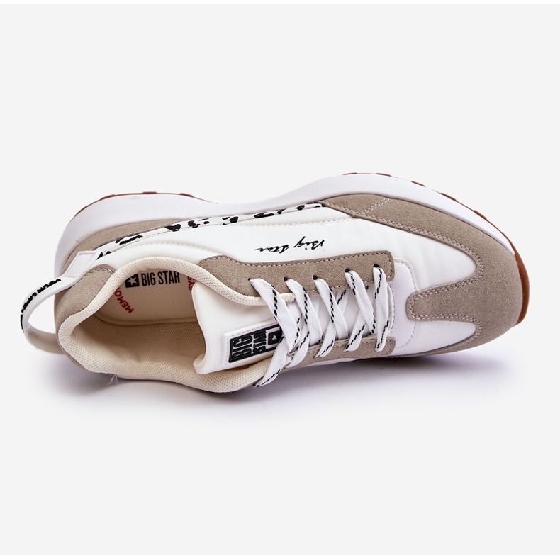 Naisten lenkkarit Memory Foam System Big Star LL274957 valkoinen 1