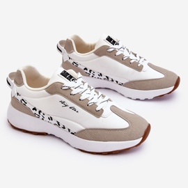 Naisten lenkkarit Memory Foam System Big Star LL274957 valkoinen 2