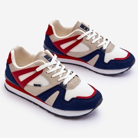 Mukavat naisten lenkkarit Memory Foam Big Star LL274950 punainen 1