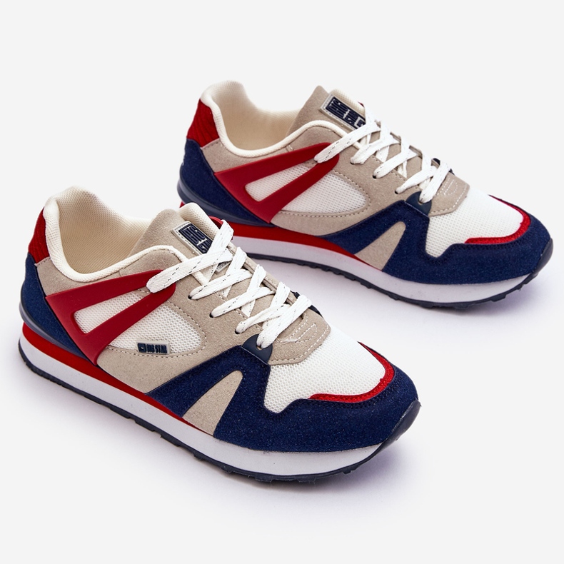 Mukavat naisten lenkkarit Memory Foam Big Star LL274950 punainen 1