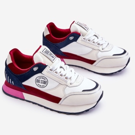 Tennarit Memory Foam System Big Star LL274369 Valkoinen-Punainen 1