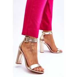 Kultaiset Georgina Heeled Sandaalit kultainen 2