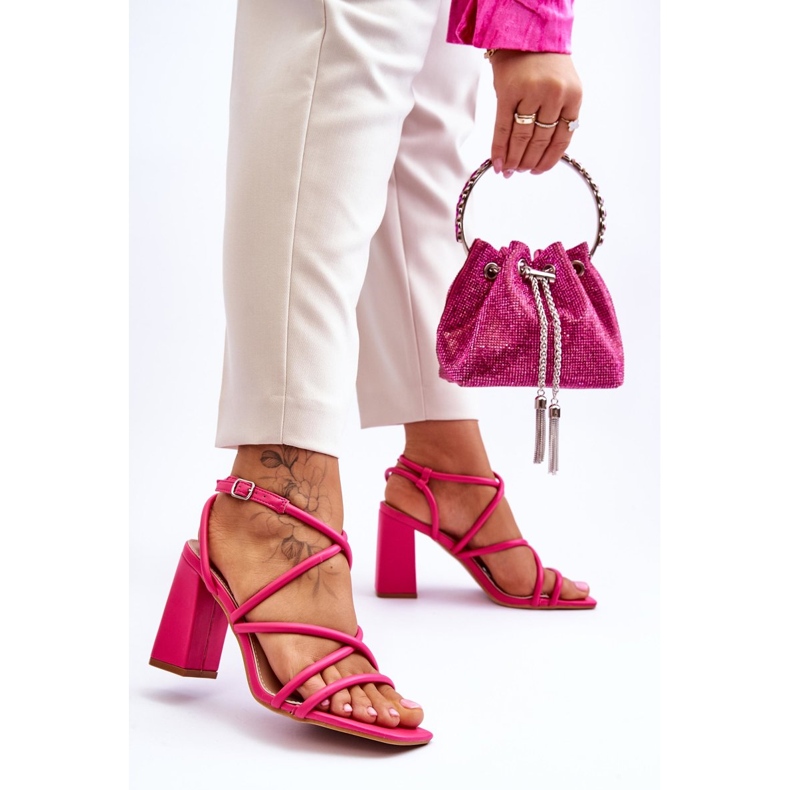 FJ1 Klassiset korkeakorkoiset sandaalit Fuchsia Lucetta vaaleanpunainen 2 FJ1 Klassiset korkeakorkoiset sandaalit Fuchsia Lucetta vaaleanpunainen 2