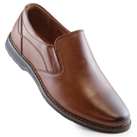 Ruskeat miesten slip-on kengät eVento 4093 1