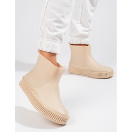 Naisten Shelovet kermaiset Wellingtonit beige 1