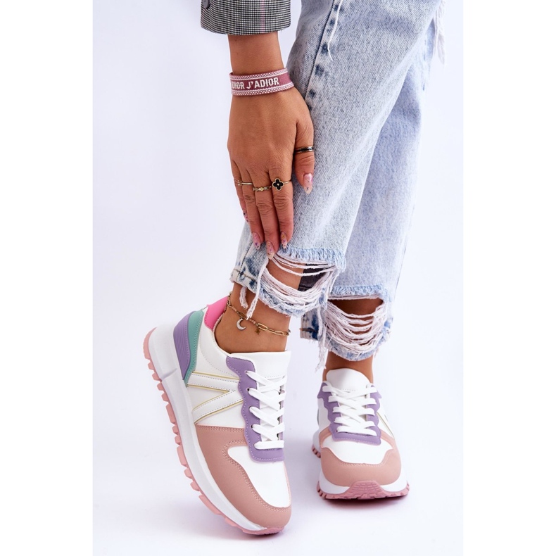 FB2 Naisten matalat urheilukengät Monivärinen Elliot valkoinen 1