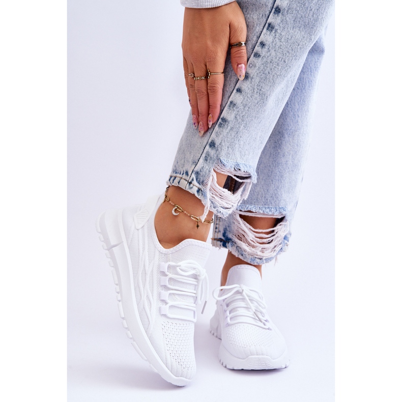 FB2 Naisten Slip-On urheilulenkkarit White Rosett valkoinen 1