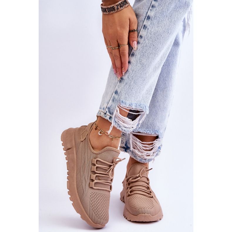 FB2 Naisten Slip-on lenkkarit Tummanbeige Rosett ruskea 1