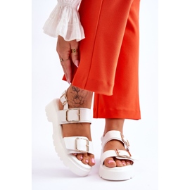 FB2 Mukavat nahkaiset sandaalit, valkoinen Alayah 1