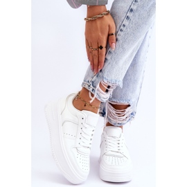 FB2 Naisten valkoiset Bexley High Platform -urheilukengät valkoinen 1