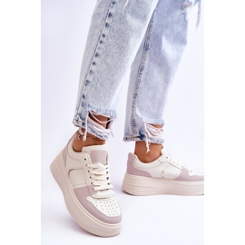 Bexley naisten korkeatasoiset tennarit, vaalea beige 2