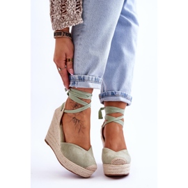 Naisten pitsisandaalit Bethany Green vihreä 1