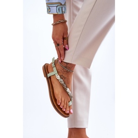 Naisten sandaalit hihnoilla Green Alamis vihreä 2