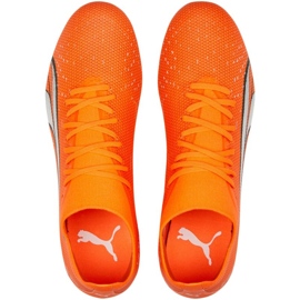 Puma Ultra Match FG/AG M 107217 01 jalkapallokengät oranssi appelsiinit ja punaiset 1