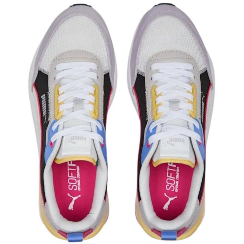 Puma R22 kengät beige-musta-violetti 383462 24 monivärinen 1