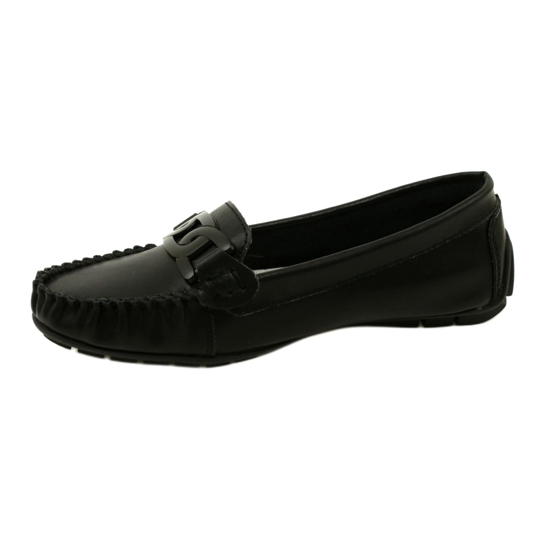 Naisten nahkaiset loaferit Filippo DP4547 musta 2