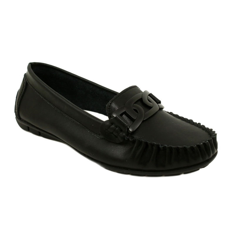 Naisten nahkaiset loaferit Filippo DP4547 musta 1