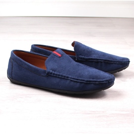 Moccasins miesten mokkanahka, tummansininen McKeylor 2260 3
