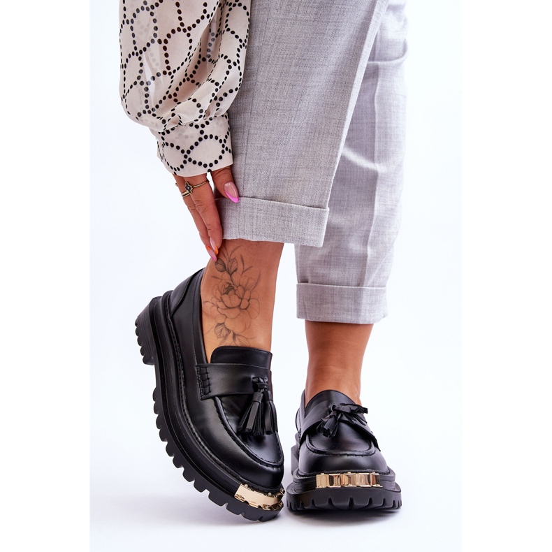 Lonisa Classic Loafers Tupsut Musta Lonisa 1