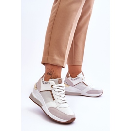 Naisten Wedge-lenkkarit, valkoiset Chevre valkoinen 2