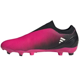 Adidas X Speedportal.3 Fg Ll M GZ5065 jalkapallokengät vaaleanpunainen ruusuja ja violetteja 1