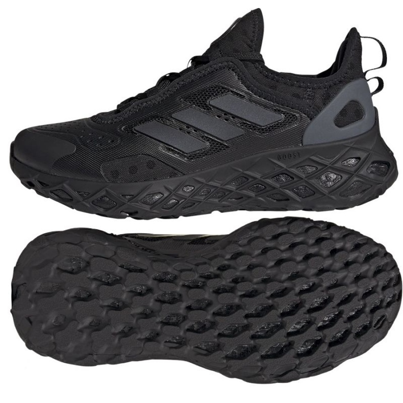 Juoksukengät Adidas Web Boost Jr HQ4210 musta 1