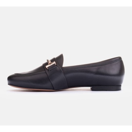 Marco Shoes Kultakoristeiset loaferit musta 1