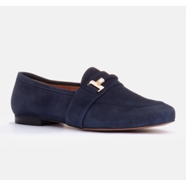 Marco Shoes Kultakoristeiset loaferit sininen 1