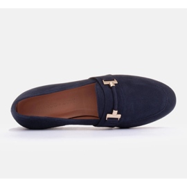 Marco Shoes Kultakoristeiset loaferit sininen 4