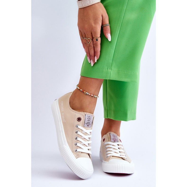 Cross Jeans Naisten tennarit Cross-farkut LL2R4070 beige 1