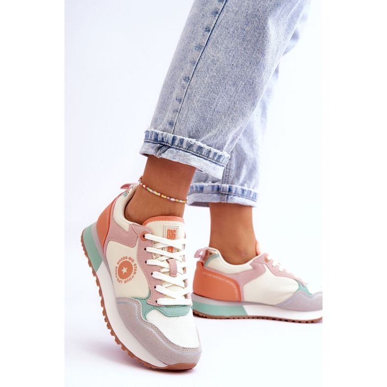 Naisten lenkkarit Memory Foam System Big Star LL274542 Monivärinen 2