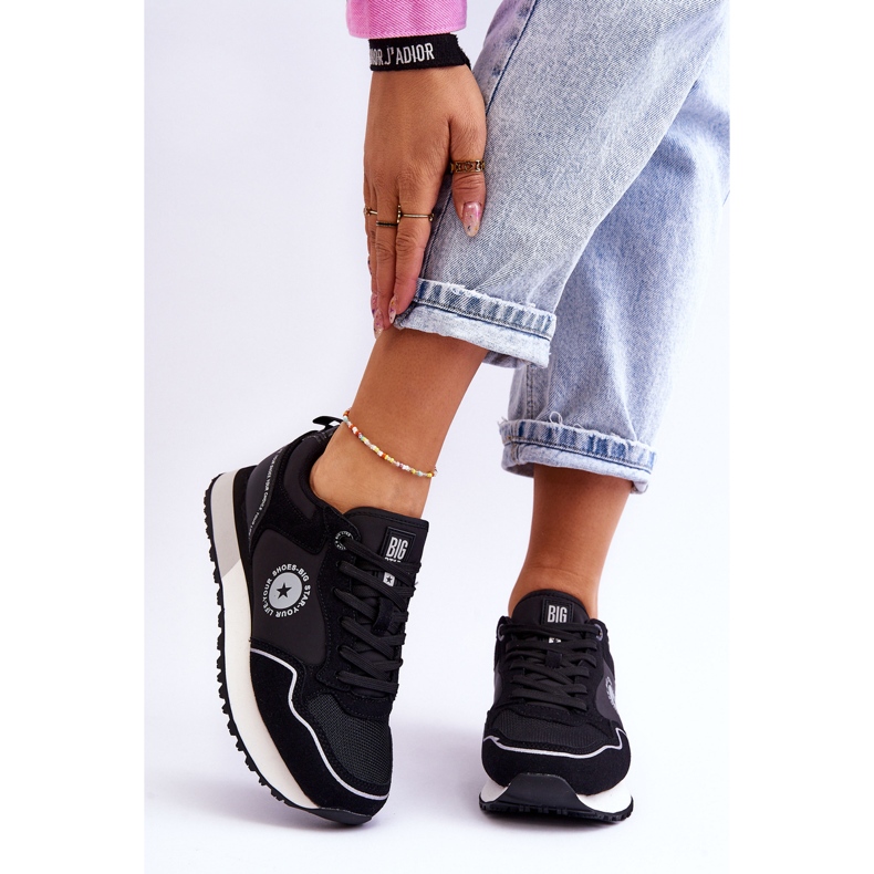 Naisten lenkkarit Memory Foam System Big Star LL274541 musta 1