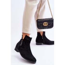 Vinceza Naisten mokkanahkaiset vetoketjulliset saappaat, musta Belliano 2