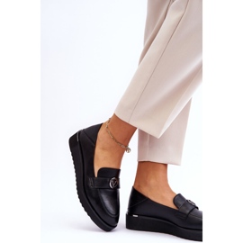 Vinceza Naisten matalat nahkahousut, musta Synthia 2