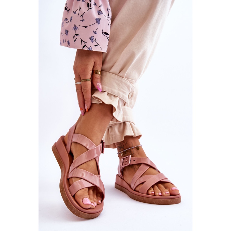 Tuoksuvat sandaalit, ympäristöystävälliset ZAXY JJ285094 Nude vaaleanpunainen 2
