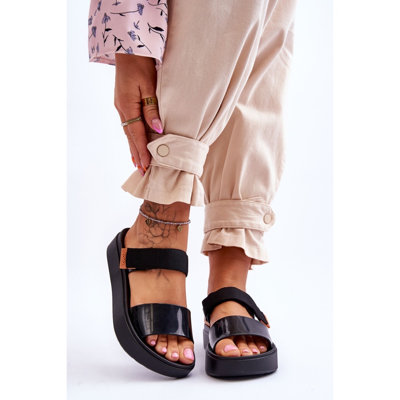 ZAXY Vegan Velcro Sandaalit HH285282 Musta 1