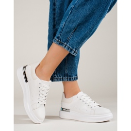 Naisten urheilukengät korkealla alustalla valkoinen Shelovet 1